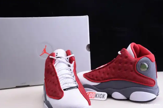 Cheap Air Flint Grey Red Gym Retro Jordan 414571-600 13 0531